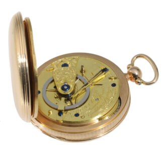 Remarkable English 14K rose gold chronometer Circa 1815