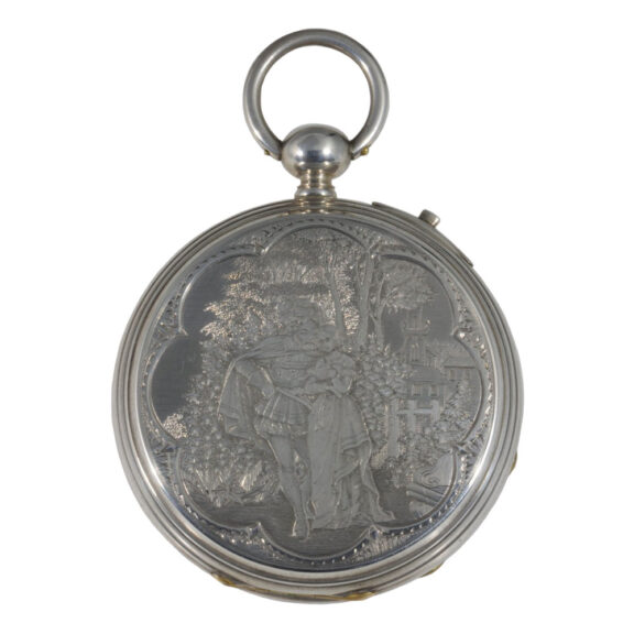 Swiss silver jumping centre seconds lever watch Circa 1880 Swiss silver jumping centre seconds lever watch Circa 1880
