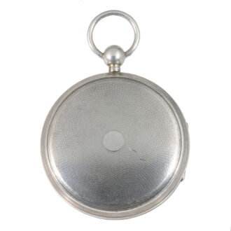 Important German silver astronomical cylinder watch Circa 1800