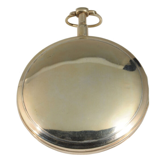 Austrian 18K gold centre seconds verge watch with calendar Circa 1810 Austrian 18K gold centre seconds verge watch with calendar Circa 1810