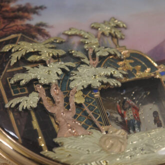 Unique Swiss musical verge for the Chinese market Circa 1790