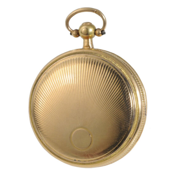 French gold, enamel and pearl-set verge with chatelaine Circa 1810 French gold, enamel and pearl-set verge with chatelaine Circa 1810