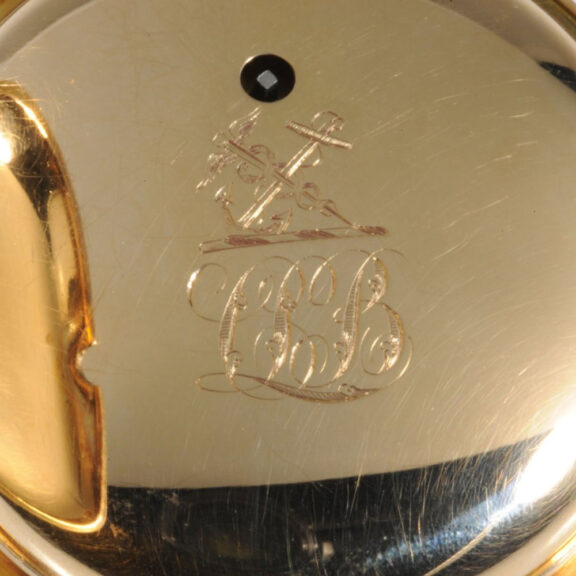 English gold quarter repeating chronometer Circa 1815 English gold quarter repeating chronometer Circa 1815