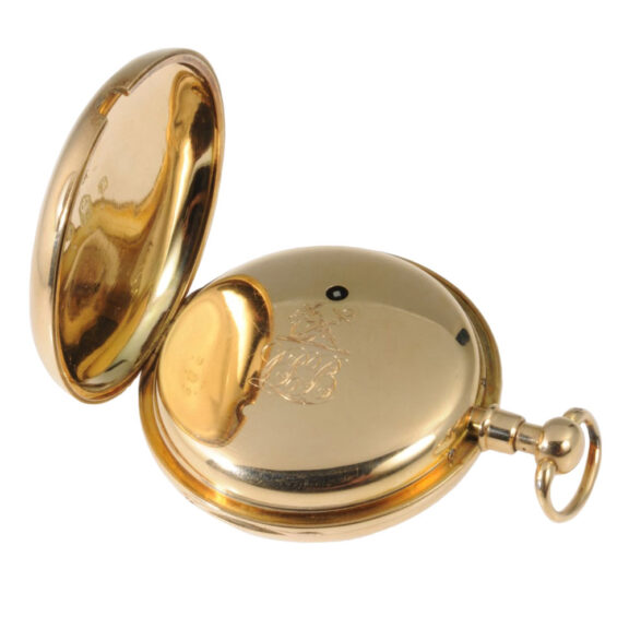 English gold quarter repeating chronometer Circa 1815 English gold quarter repeating chronometer Circa 1815