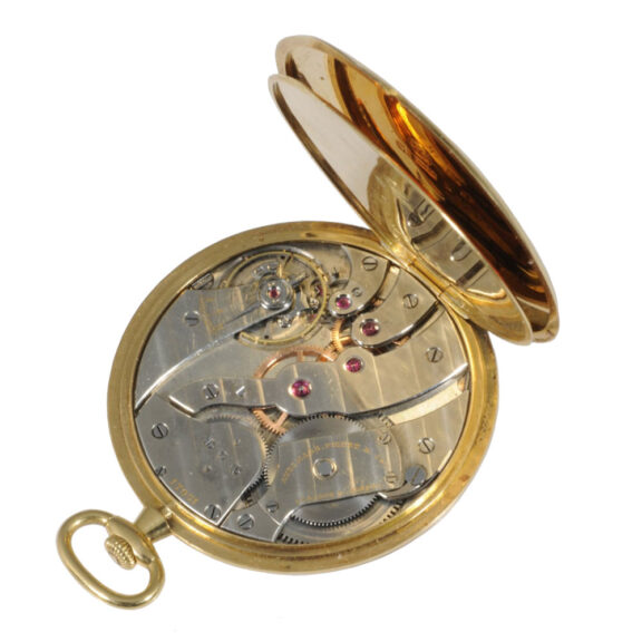 Ultra-thin Swiss 18K gold open faced lever watch Circa 1916 Ultra-thin Swiss 18K gold open faced lever watch Circa 1916