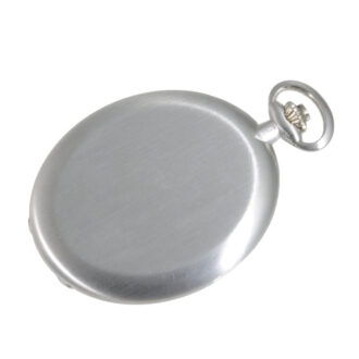 Elegant Swiss white gold hunting cased lever pendant watch Circa 1971