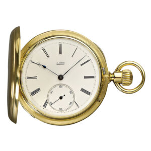 German 14K gold hunting cased quality 1A pocket watch Circa 1876