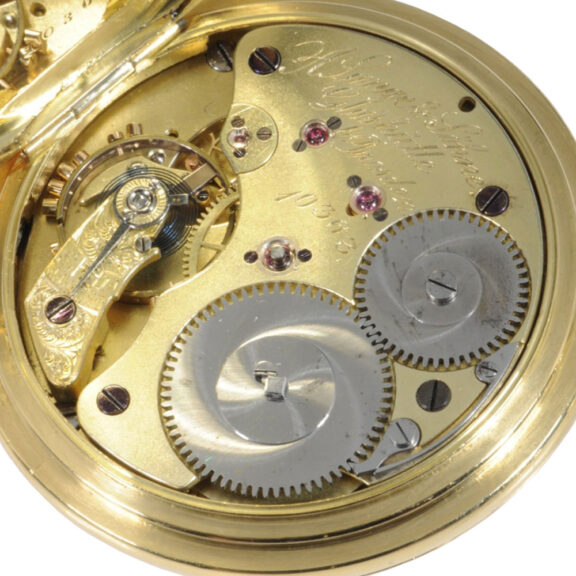 German 14K gold hunting cased quality 1A pocket watch Circa 1876 German 14K gold hunting cased quality 1A pocket watch Circa 1876