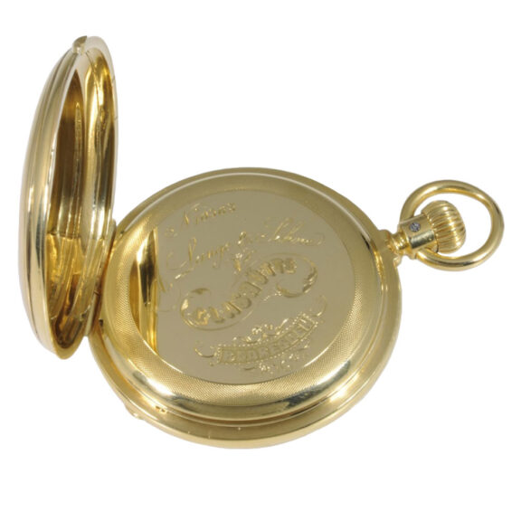 German 14K gold hunting cased quality 1A pocket watch Circa 1876 German 14K gold hunting cased quality 1A pocket watch Circa 1876
