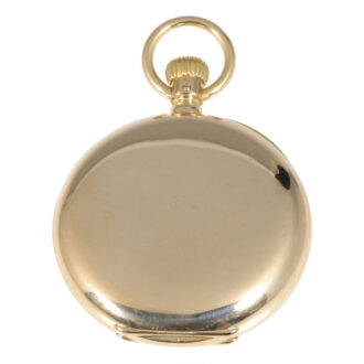 German 18K gold hunting cased quality 1A pocket watch Circa 1894