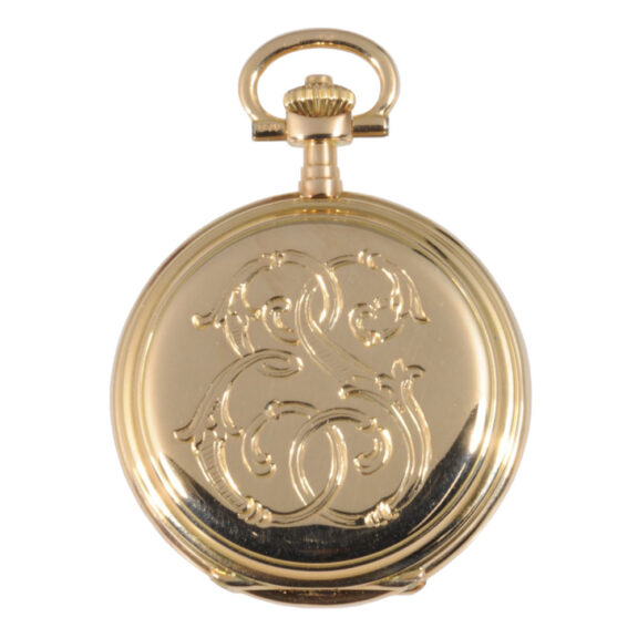 Miniature German rose gold hunting cased lever watch Circa 1910 Miniature German rose gold hunting cased lever watch Circa 1910