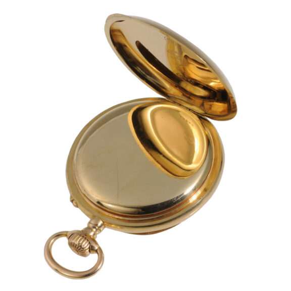 German 18K rose gold open faced lever pocket watch Circa 1905 German 18K rose gold open faced lever pocket watch Circa 1905