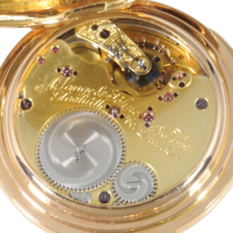 Heavy German rose gold minute repeating lever watch Circa 1897