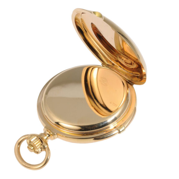 Heavy German rose gold minute repeating lever watch Circa 1897 Heavy German rose gold minute repeating lever watch Circa 1897
