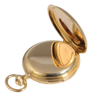 German 18K rose gold quarter repeating lever watch Circa 1889 German 18K rose gold quarter repeating lever watch Circa 1889
