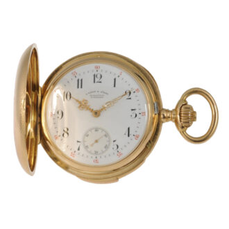 German 18K rose gold quarter repeating lever watch Circa 1889 German 18K rose gold quarter repeating lever watch Circa 1889