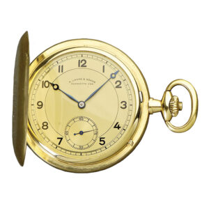 German 14K gold hunting cased lever pocket watch Circa 1940