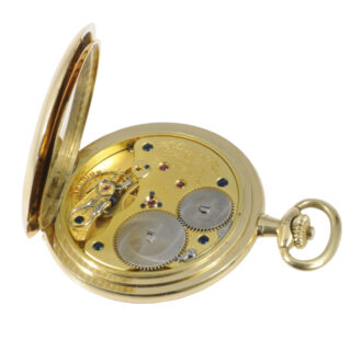 German 14K gold hunting cased lever pocket watch Circa 1940