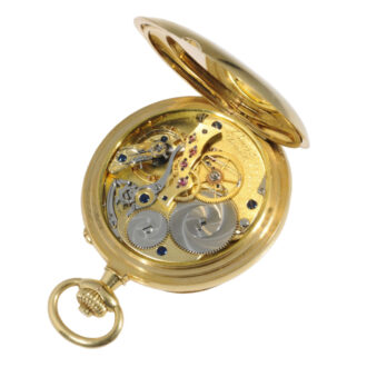German gold quality 1A lever with seconde morte Circa 1917