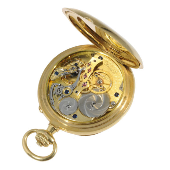 German gold quality 1A lever with seconde morte Circa 1917 German gold quality 1A lever with seconde morte Circa 1917