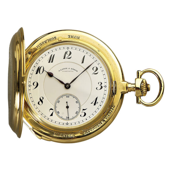 Historically interesting German gold repeating lever Circa 1925