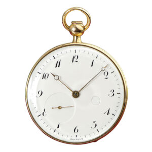 French rose gold repeating watch with jumping hours Circa 1806