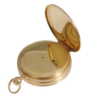 French rose gold repeating watch with jumping hours Circa 1806 French rose gold repeating watch with jumping hours Circa 1806