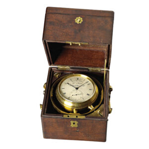 French deck chronometer with pivoted detent escapement Circa 1849