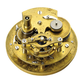 French deck chronometer with pivoted detent escapement Circa 1849