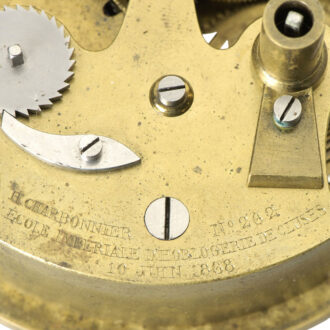 French deck chronometer with pivoted detent escapement Circa 1849