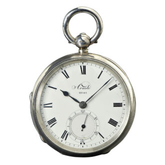 Fine English silver open faced chronometer watch Circa 1808