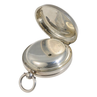 Fine English silver open faced chronometer watch Circa 1808 Fine English silver open faced chronometer watch Circa 1808