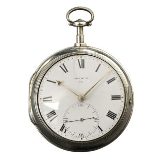 Historically interesting English silver pocket chronometer Circa 1783 Historically interesting English silver pocket chronometer Circa 1783