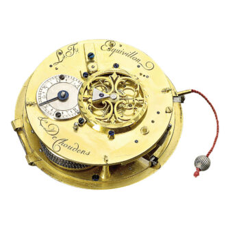 French pair-cased quarter repeating coach clock with alarm Circa 1790 French pair-cased quarter repeating coach clock with alarm Circa 1790