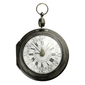 Polish silver repeating coach clock with alarm and date Circa 1760