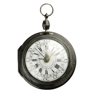 Polish silver repeating coach clock with alarm and date Circa 1760