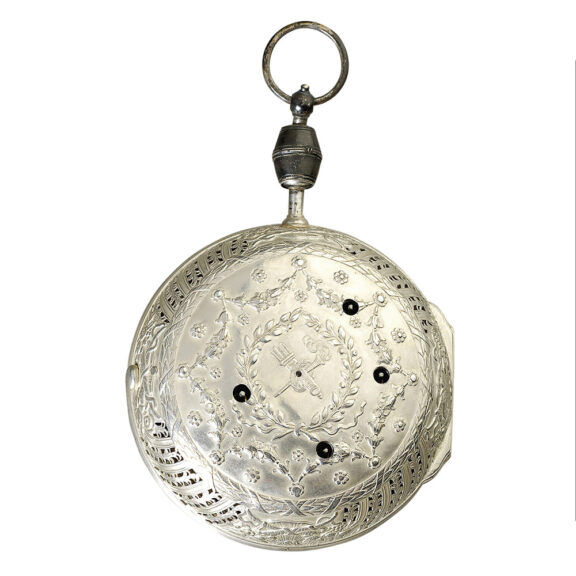 Polish silver repeating coach clock with alarm and date Circa 1760 Polish silver repeating coach clock with alarm and date Circa 1760
