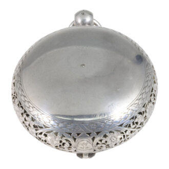 French one-handed hour striking coach clock with alarm Circa 1670