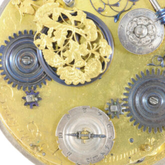 French one-handed hour striking coach clock with alarm Circa 1670