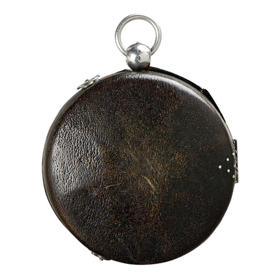 French one-handed hour striking coach clock with alarm Circa 1670 French one-handed hour striking coach clock with alarm Circa 1670
