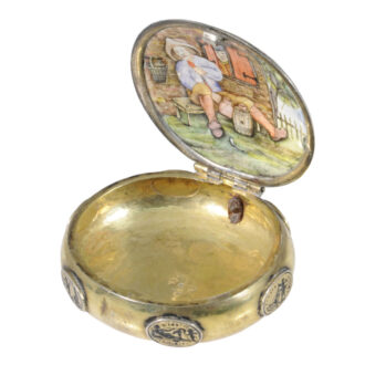 French oval case presumably from the Blois School Circa 1650 French oval case presumably from the Blois School Circa 1650