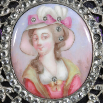 French gilt, enamel and gemstone-set verge watch Circa 1800 French gilt, enamel and gemstone-set verge watch Circa 1800