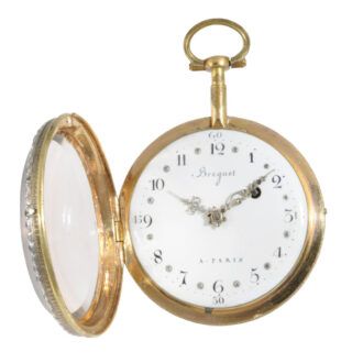 French gilt, enamel and gemstone-set verge watch Circa 1800 French gilt, enamel and gemstone-set verge watch Circa 1800