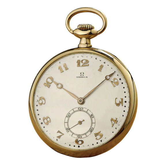 Rare Swiss 14 Carat rose gold open faced lever watch Circa 1922 Rare Swiss 14 Carat rose gold open faced lever watch Circa 1922