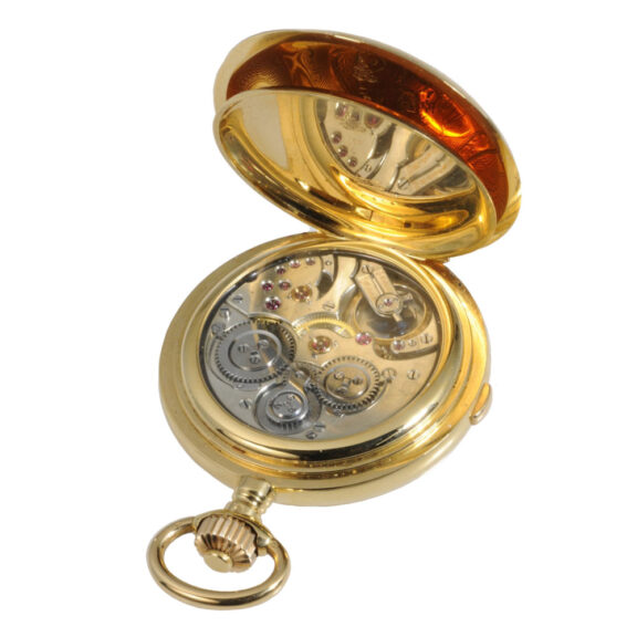 Austrian gold grande sonnerie repeating watch with carillon Circa 1910 Austrian gold grande sonnerie repeating watch with carillon Circa 1910
