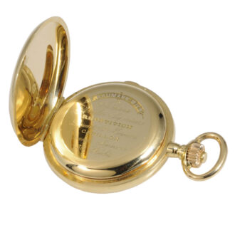 Austrian gold grande sonnerie repeating watch with carillon Circa 1910