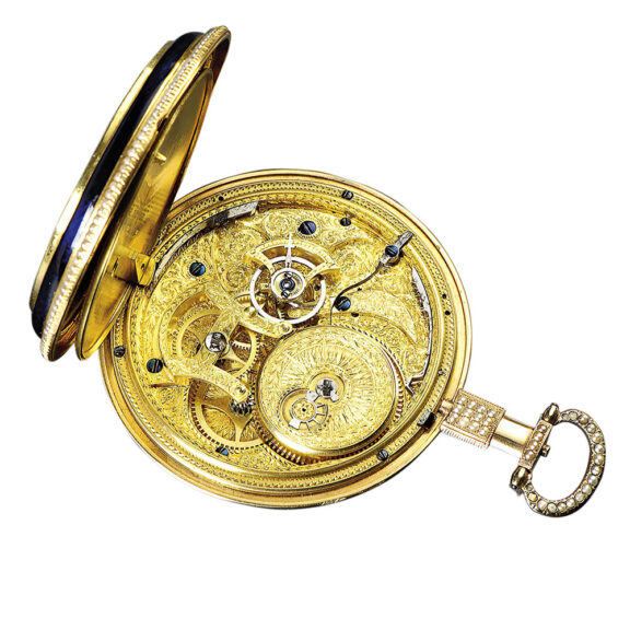 Important English duplex pin lever for the Chinese market Circa 1800 Important English duplex pin lever for the Chinese market Circa 1800