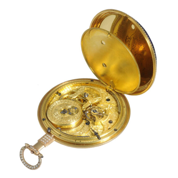 Important English duplex pin lever for the Chinese market Circa 1800 Important English duplex pin lever for the Chinese market Circa 1800