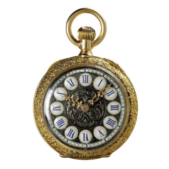 Small Swiss 18K gold open faced lever watch Circa 1888