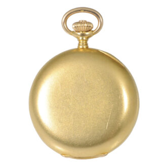 Swiss 18K gold and diamond-set Art Deco lever watch Circa 1915